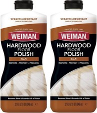 Weiman Wood Floor Polish and Restorer 32 Ounce (2 Pack) - High-Traffic Hardwood