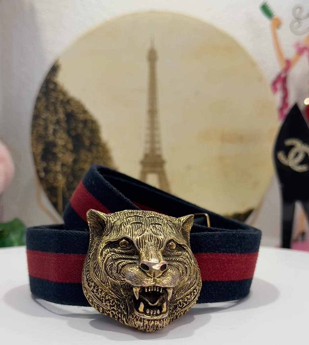 GUCCI レッド ストライプ ベルト STUNNING GUCCI BLUE & RED WEB STRIPE BELT! (LIMITED EDITION) | eBay