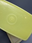 Vintage Tupperware 1243 Yellow Shelf Saver Storage Container With White Lid — photo 4