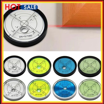 Level Bubble 60*10mm Spirit Level Round Bubble Level 15'/2MM for Adjust Level