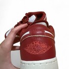Jordan 1 Low White/Red GS, wore once, box included  US Kids 6Y / Women’s 7.5 — photo 2