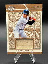 2025 Leaf Lumber FRED LYNN Game Used Bat Card 13/45 Red Sox #GL-44
