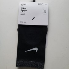 Nike Spark Dri-Fit Running Socks Cushioned 1-pair Crew socks Black Size M 6-7.5