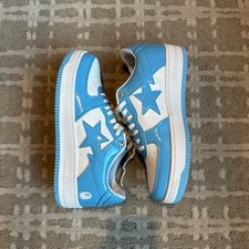 A Bathing Ape Bape Sta sneakers Sax/White wit...