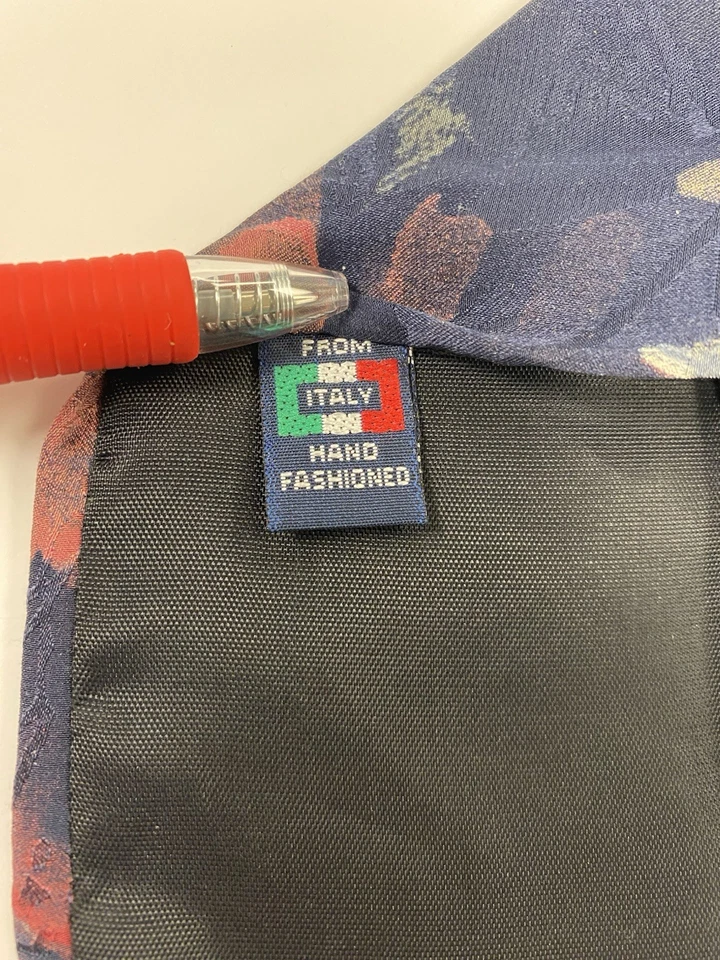 Lote de 2 corbatas abstractas vintage Enrico Guccini años 90 audaz seda cuello corbata Foto 4 de 4