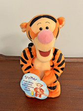 Mattel Disney Bouncing Tigger Talking Jumping Toy 12-inch 1998 with tag.