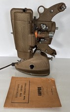 Ampro A8 8mm Silent Film Movie Precision Projector with Owners Manual Powers On