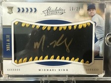 2020 Absolute - Rookie Material Signatures Mike King #153 Black Gold 10 /25 