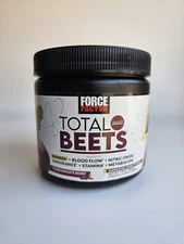 Force Factor Total Beets Energy Superfood Beet Root Powder Nitric Oxide 12/2026