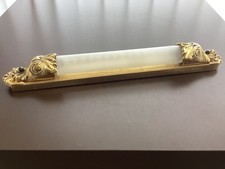 Antyczny kinkiet Soufitte S19 francuski art deco brąz złoty