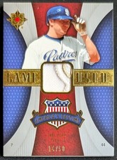 Jake Peavy 2007 Upper Deck Ultimate Collection Game Used Patch /50 Padres