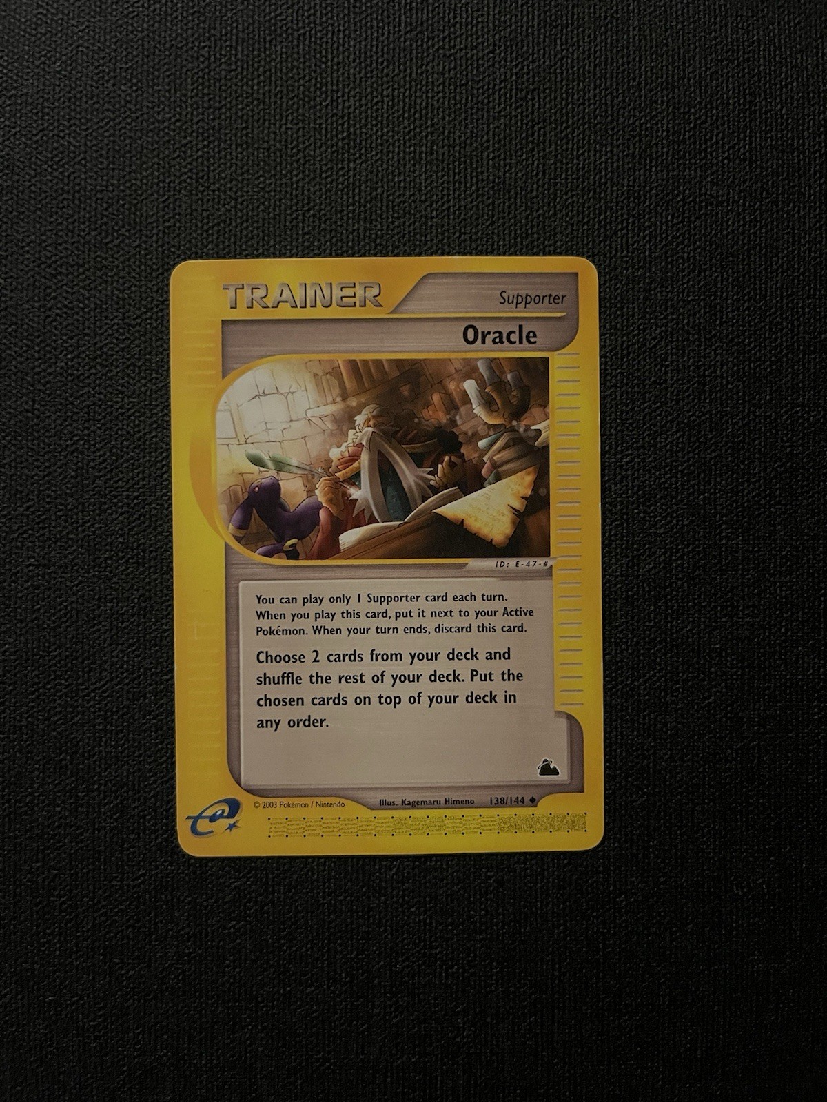 Oracle 138/144 Regular Trainer Pokemon Card 2003  MP