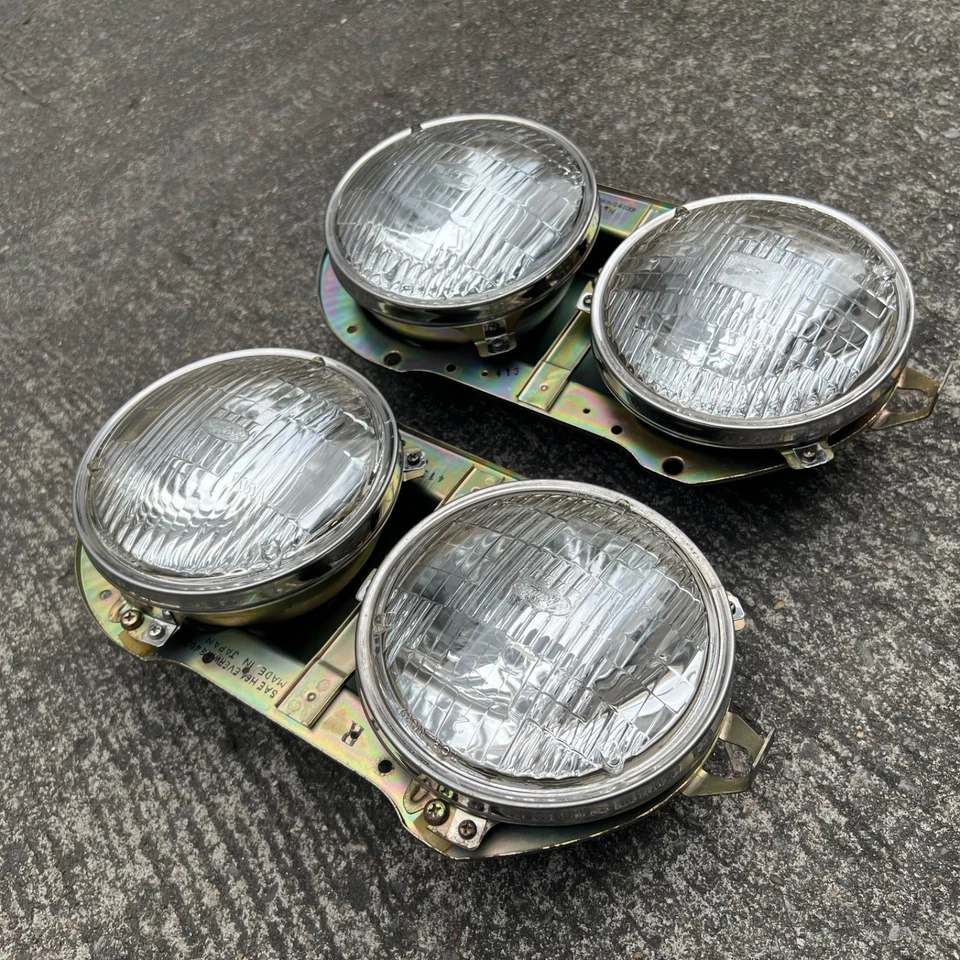 Juego de faros datsun bluebird 410 411 diestro+derecho pieza genuina NOS JAPÓN PAR Foto 2 de 4