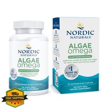 Nordic Naturals Algae Omega 120 Soft Gels Vegan EPA DHA