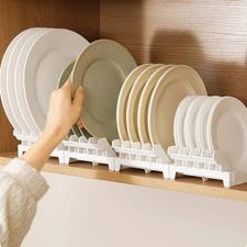 Dish racks kitchen counter with water tray Plate organizer Multi-purpose rack