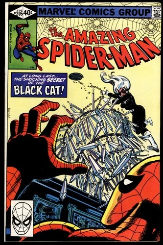 Amazing Spider-Man #205 Marvel 1980 (VF/NM) Black Cat Appearance L@@K!