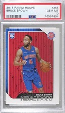 2018-19 Panini NBA Hoops Bruce Brown #255 PSA 10 GEM MT 00e8
