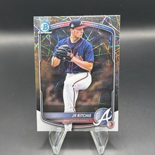 2025 BOWMAN DRAFT CHROME MEGA BOX JR RITCHIE LASER REFRACTOR ATLANTA BRAVES