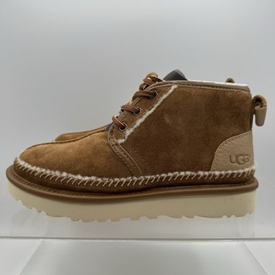 NEW! UGG Neumel Stitch Chestnut Chukka Boots 1094398 Men s 5 / Women s 6