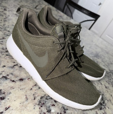Zapatillas bajas Nike Roshe One verde oscuro Loden/blanco con cordones para hombre