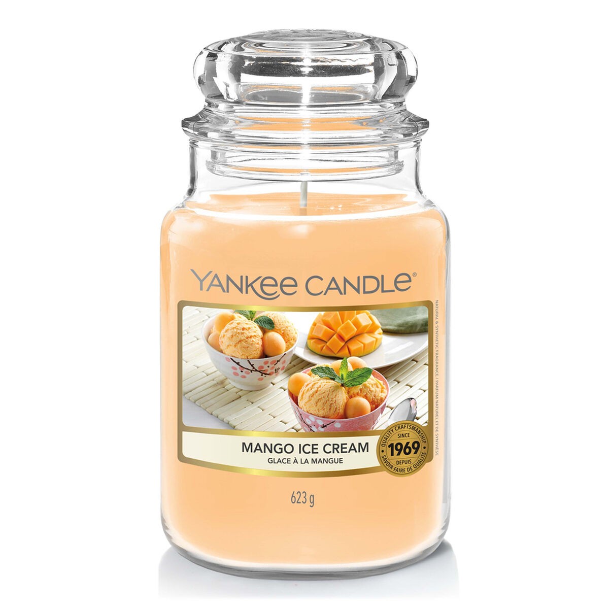 Candela Profumata Yankee Candle Mango Ice Cream 623 g