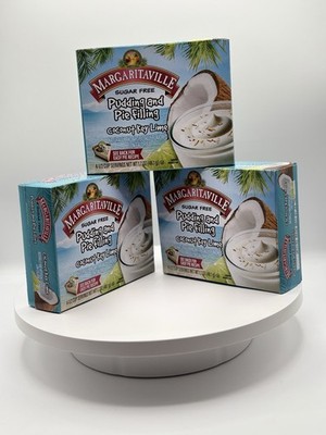 Margaritaville Sugar Free Coconut Key Lime Pudding and Pie Filling 1.7 oz 2-pack