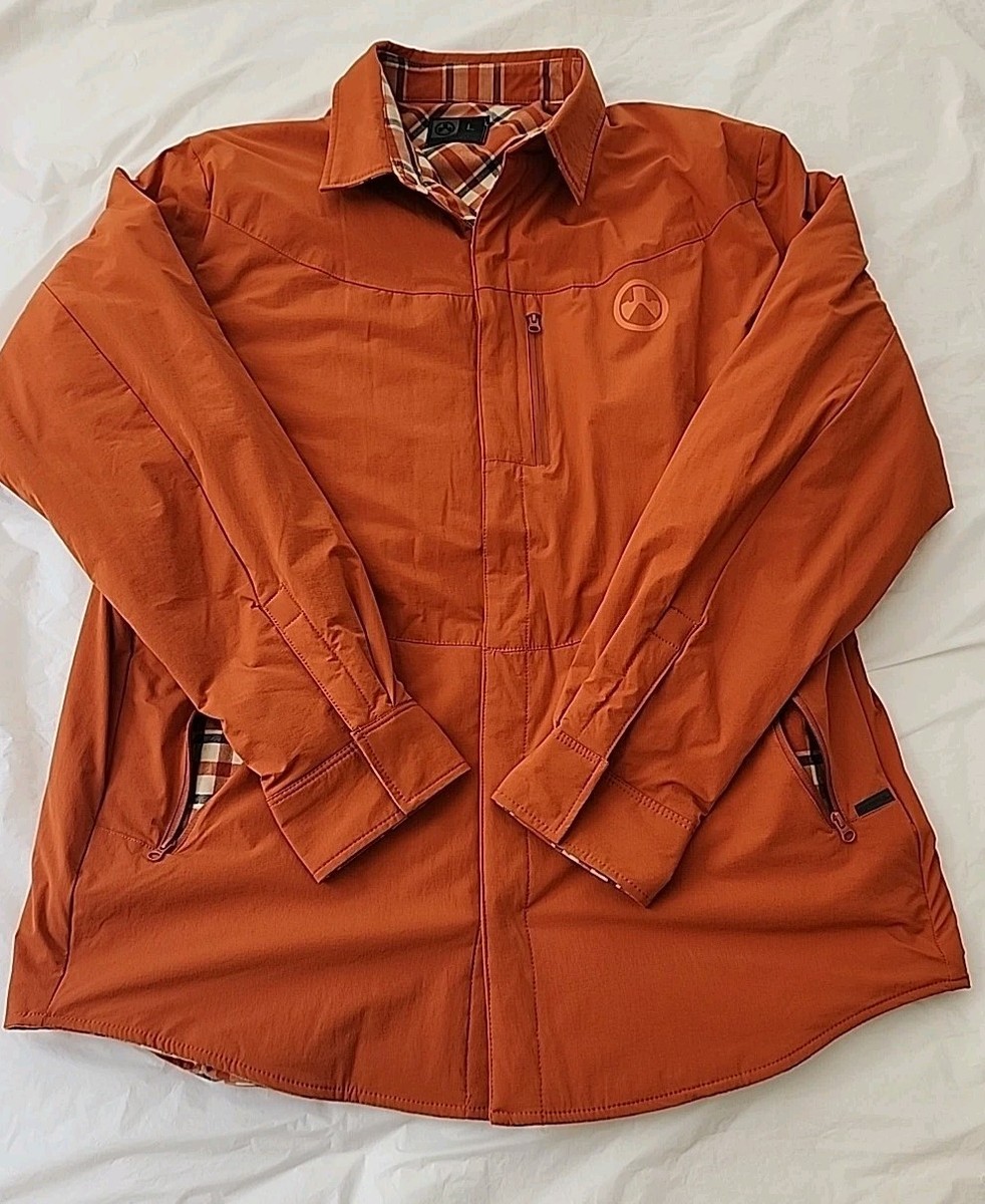 New Magpul Shacket Jacket Men Large Reversible Tech Logger Burnt