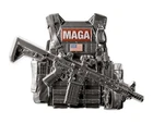 2024 TRUMP (MAGA) BulletProof Vest 2 oz Silver .999 ~Spectres~Only 4,547!!🇺🇸