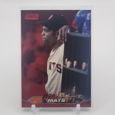 2024 Topps Stadium Club - Willie Mays #248 Red Foil - San Francisco Giants