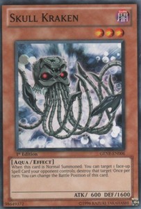 Skull Kraken - GENF-EN006 - Common - 1st Edition x3 - Lightly Played