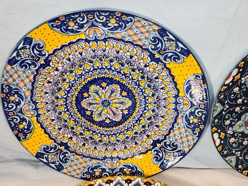 HENXFEN LEAD Colorful Porcelain Dinner Plates, Set of 6, NICE! - 第 7/20 張圖片