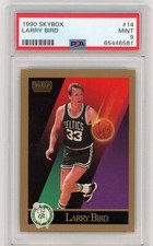 Larry Bird 1990 Skybox #14. PSA Graded Mint 9