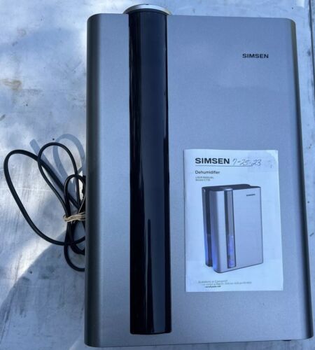 SIMSEN CT15 Gray 800 sq ft Quiet Dehumidifiers with Reusable Filter As Pictured