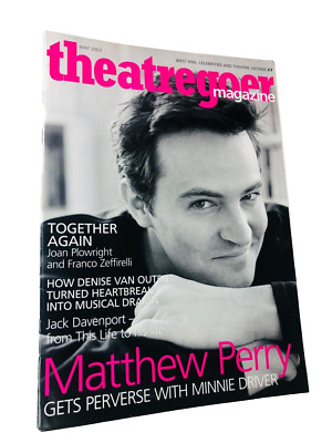 Magazine Theatregoer Theatre Goer Matthew Perry Mag May 2003 Mag Vintage ra