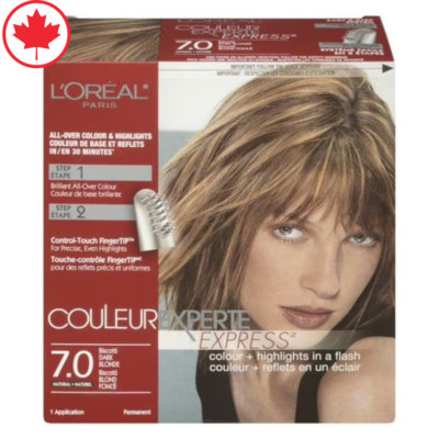 L'Oreal Couleur Experte Express Hair Color 7.0 Biscotti Dark Blonde Dye