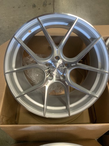 19x8.5 F +35 | 19x9.5 R +35 | Aodhan AH-11 5x114.3 Silver Wheels (Used Set) - Picture 7 of 7