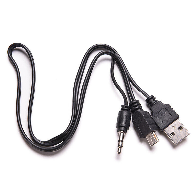3.5mm USB to Mini USB Standard Audio Jack Connection Cable for Speakers  Mp3Y_EN