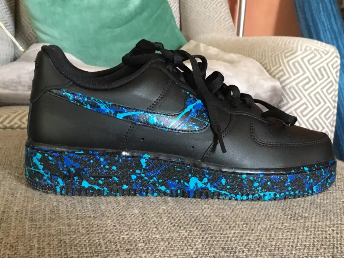 Custom designed Nike Air Force 1 Shoes UK Size 9 (27.5 CM)