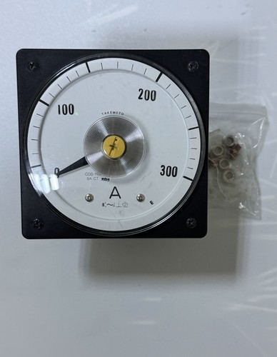 Take Moto CQS-110A AC Amperemeter | 0-300A via 5A CT | Analog Panel Meter NOF0907 - Bild 2 von 6