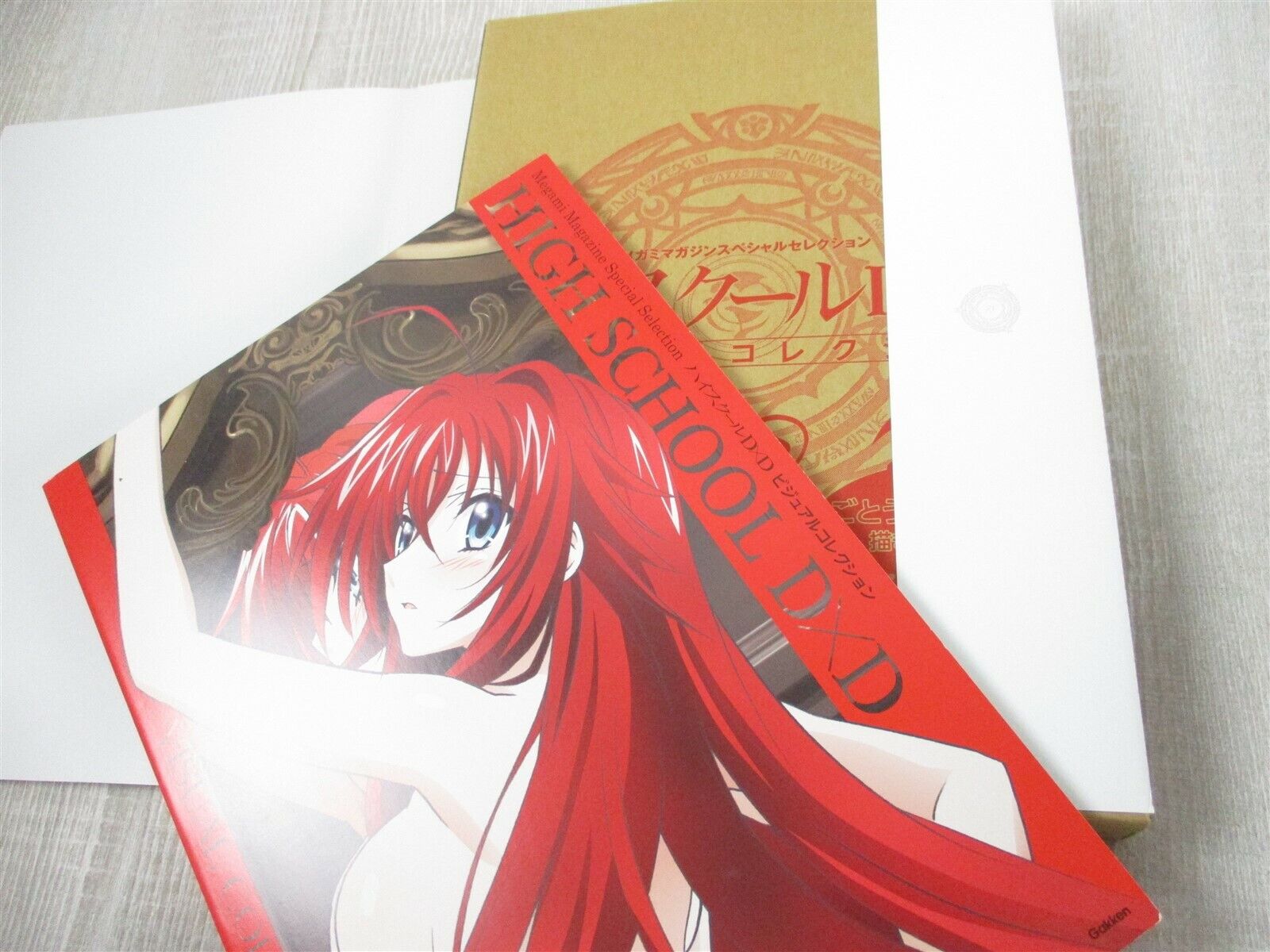 HIGHSCHOOL D X D Visual Collection Art Set Book w/Bath Poster Japan Book  2014