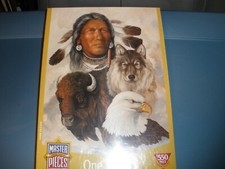 NEW Master Pieces 550 Piece Puzzle ONE SPIRIT 18" x 24"