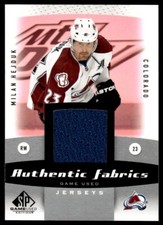 Milan Hejduk 2010-11 SP Game Used Authentic Fabrics #AF-HE Colorado Avalanche