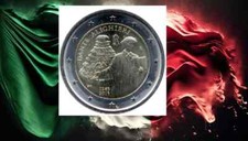Italy coin 2€ euro 2015 UNC 750y Anniversary Dante Alighieri Poet Divine Comedy