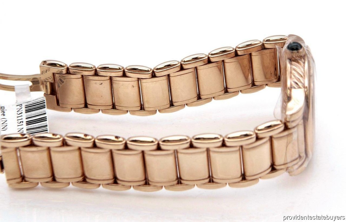 David Yurman 18K Rose Gold Diamond Classic Quartz Watch #T717-S-A