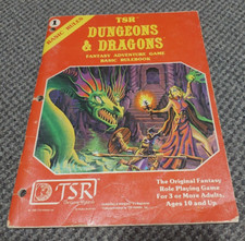 Dungeons & Dragons Basic Game Rulebook 1 - Red Cover - TSR D&D 1980