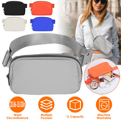 Unisex Waist Pouch 21''-35'' Belt Bag Purse Chest Bag for Outdoor Sport Travel New
