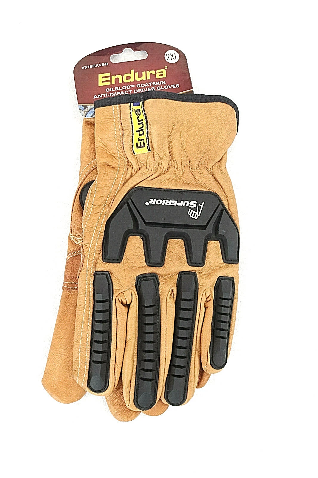 Superior Endura 378GKVSB 2XL OilBloc Leather Safety Work Gloves One (1) Pair NEW
Opens in a new wind