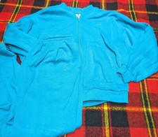 Vtg 90s Teal Nike Sweater Pants Sweater Grey Tag Two Piece Track Suit Sz L