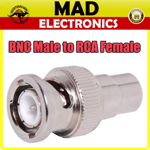 BNC Male To RCA Female Adapter Connector For CCTV Security Camera COD Ume Bmrf I.60795340