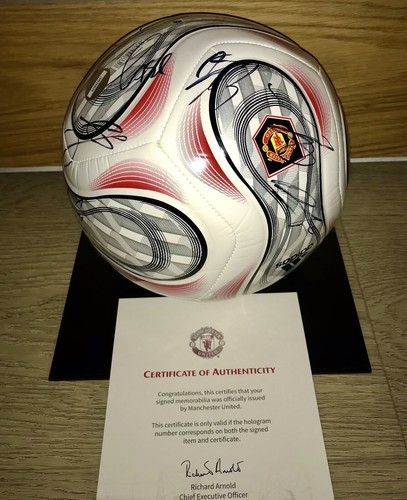 MUFC Hologramm COA #36889 Certified Manchester United 2022/2023 Signed Ball - Bild 14 von 16